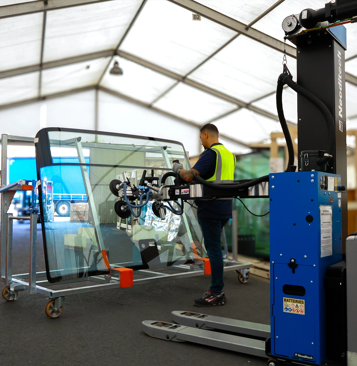 Kommissionierroboter Neoditech Automobilindustrie