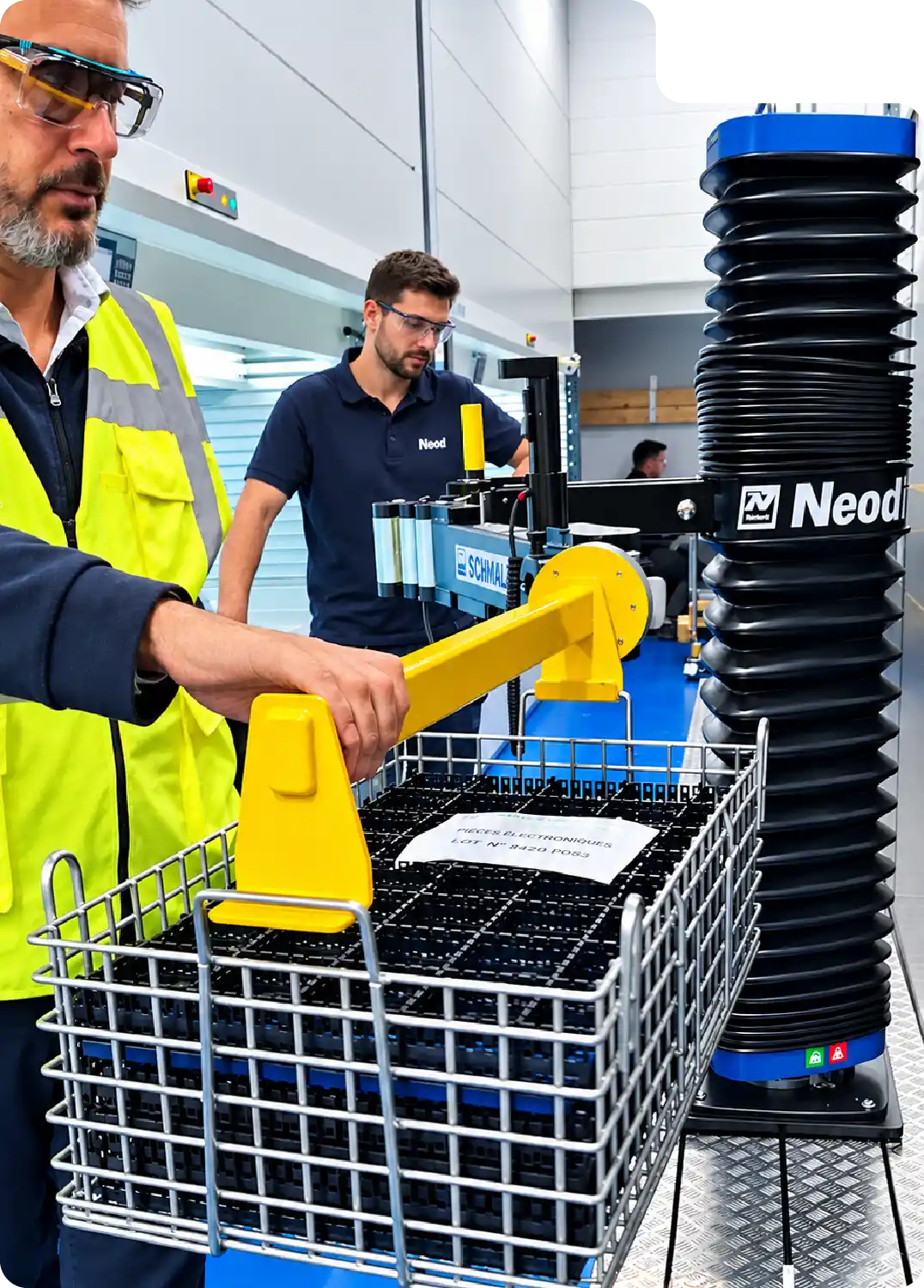 Bras manipulateur SCARA PARTS Neoditech pour l'aide à la manutention industrie