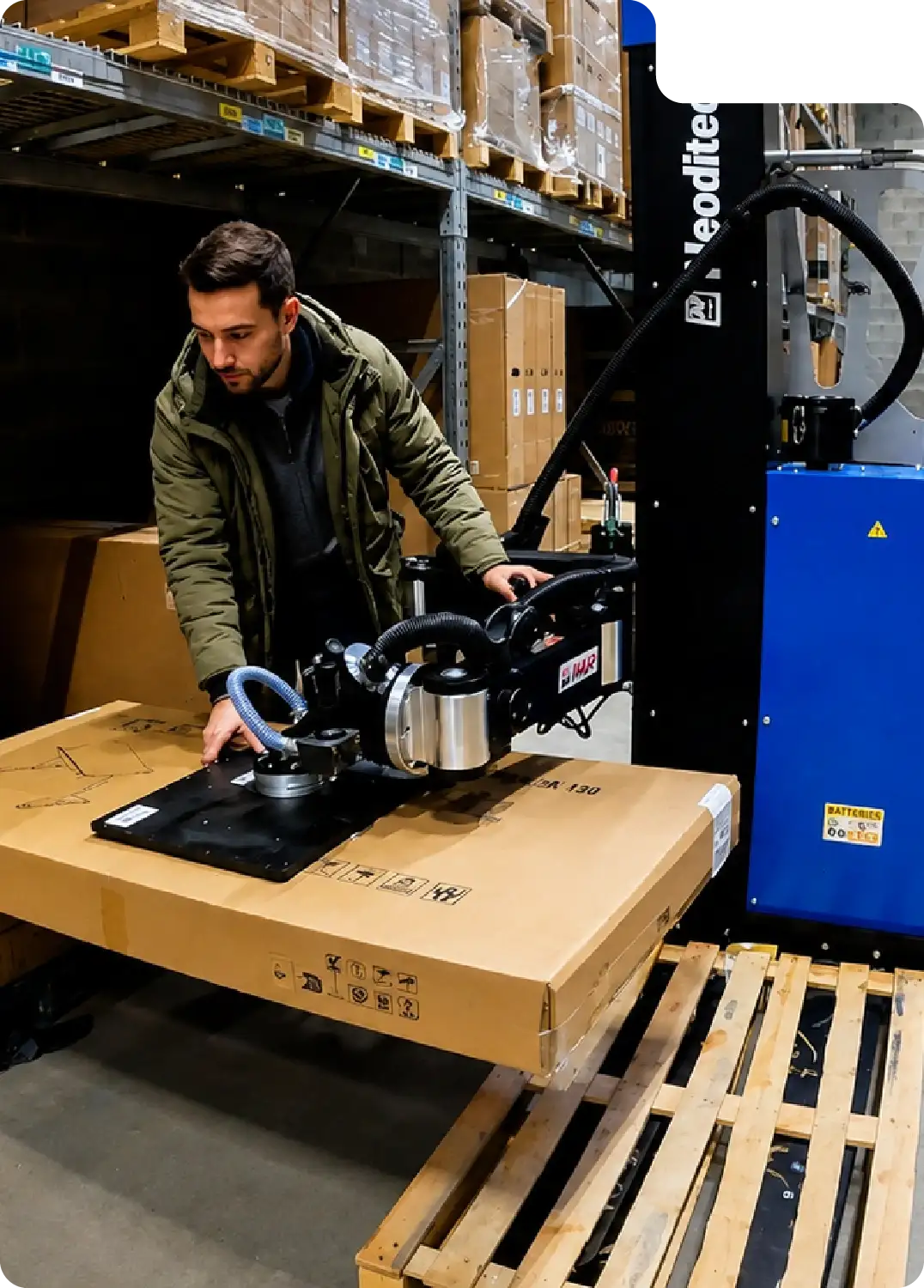 Kommissionierroboter Neoditech Logistik Lager