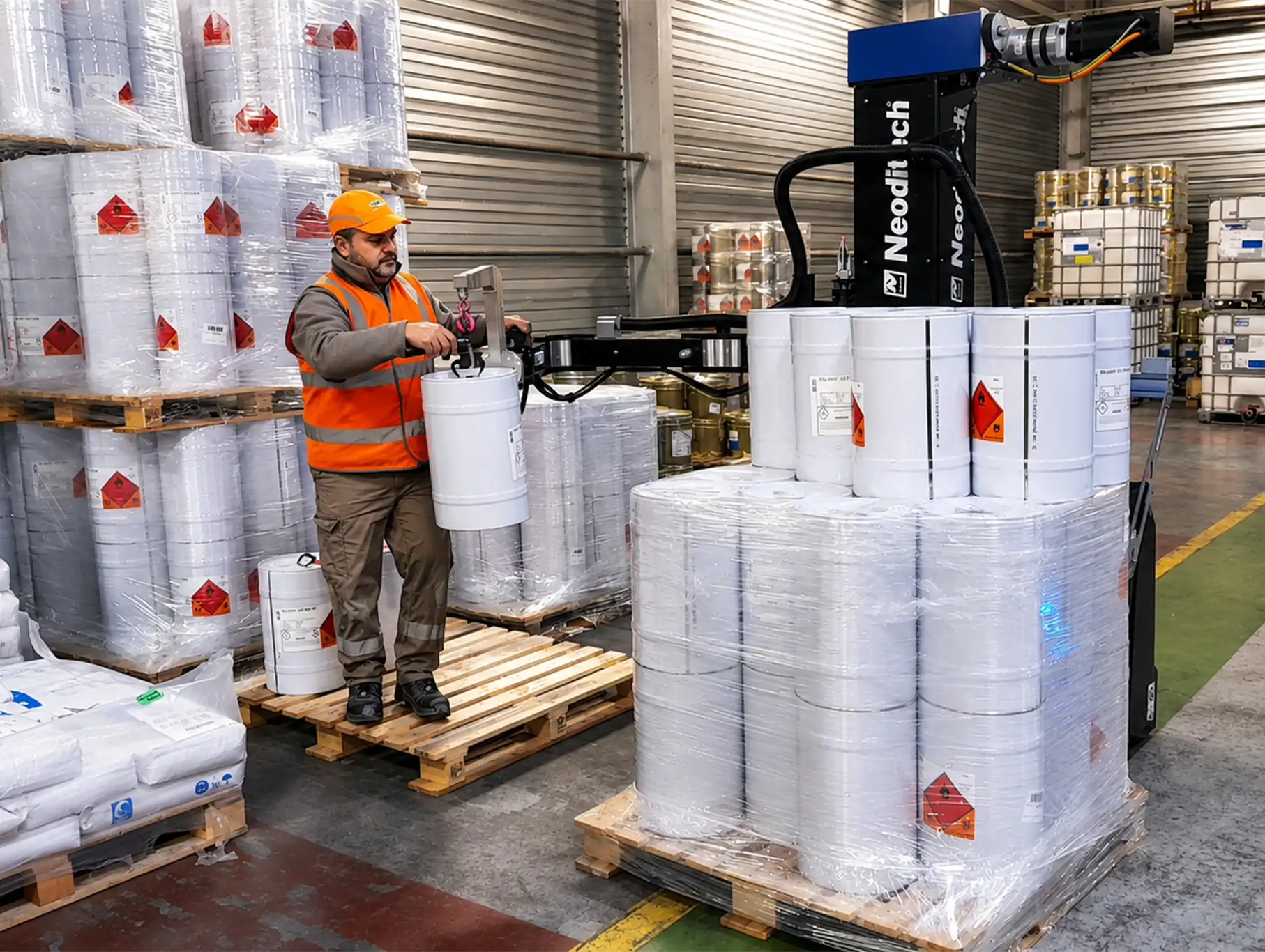 Kommissionierroboter Neoditech Pharmaindustrie Chemie