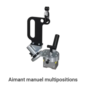 Aimant manuel multipositions à équiper sur la Potence Mobile Neoditech