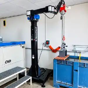 Mobilschwenkkran Neoditech Bauwirtschaft Fertigteilbau